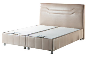 Двуспальная кровать с подъемным механизмом и мягким изголовьем Ферро FERRO